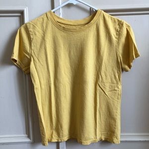 Brandy mustard crop top